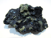 Laden Sie das Bild in den Galerie-Viewer, Azurit top Kristallstufe 8cm 123g etwas Malachit auf Matrix Tsuneb Mine, Namibia
