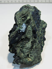 Laden Sie das Bild in den Galerie-Viewer, Azurit top Kristallstufe 8cm 123g etwas Malachit auf Matrix Tsuneb Mine, Namibia