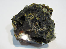Laden Sie das Bild in den Galerie-Viewer, Zinkblende braune Kristall Matrix mit Kupferkies Quarz 5,5cm Baia Mare, Rumänien