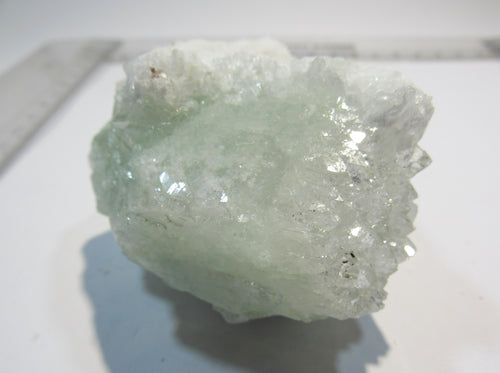 Apophyllit grünliche Kristall Stufe 7x6x5cm Handstufe Poona, Indien