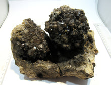 Laden Sie das Bild in den Galerie-Viewer, Bergkristall Rauchquarz Druse Stufe 3Kg 22cm Minas Gerais, Brasilien