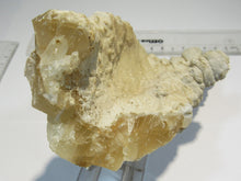 Laden Sie das Bild in den Galerie-Viewer, Aragonit Eisenblüte Calcit Tropfstein 16cm Laurion Lavrio, Griechenland