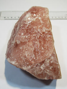 Rosenquarz großer tief rosa Brocken 17cm Rio Grande do Sul, Brasilien