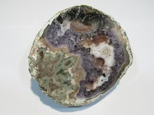 Laden Sie das Bild in den Galerie-Viewer, Amethyst Achat Geode poliert 8cm Juchem Idar Oberstein, Deutschland