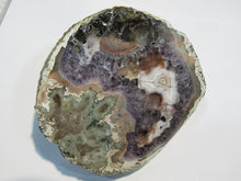 Laden Sie das Bild in den Galerie-Viewer, Amethyst Achat Geode poliert 8cm Juchem Idar Oberstein, Deutschland