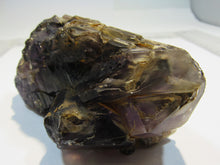 Laden Sie das Bild in den Galerie-Viewer, Rauchquarz Amethyst Doppelender Fensterquarz 11cm Tsumeb Mine, Namibia