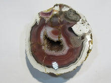 Laden Sie das Bild in den Galerie-Viewer, Achat Geode Hälfte poliert 8cm Juchem Idar Oberstein, Deutschland
