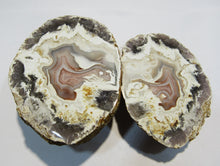 Laden Sie das Bild in den Galerie-Viewer, Achat Geode Schnitt poliert 205g Juchem Idar Oberstein, Deutschland