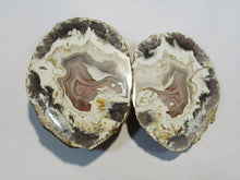 Laden Sie das Bild in den Galerie-Viewer, Achat Geode Schnitt poliert 205g Juchem Idar Oberstein, Deutschland