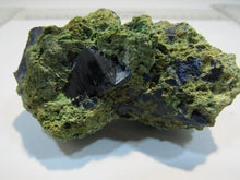 Laden Sie das Bild in den Galerie-Viewer, Azurit feine Kristallstufe 8cm 140g Tsumeb Mine, Namibia