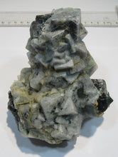 Laden Sie das Bild in den Galerie-Viewer, Fluorit Würfel Kristall Stufe 11cm 600g Tsumeb Mine, Namibia