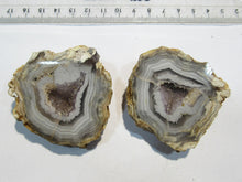Laden Sie das Bild in den Galerie-Viewer, Achat Geode Schnitt poliert 140g Juchem Idar Oberstein, Deutschland