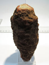 Laden Sie das Bild in den Galerie-Viewer, Achat Geode Zapfen gefüllt rötlich Rohstein Asni Haruz Region, Marokko