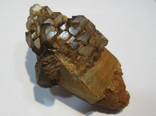 Laden Sie das Bild in den Galerie-Viewer, Rauchquarz Doppelender Fensterquarz 10cm Tsumeb Mine, Namibia