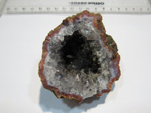 Laden Sie das Bild in den Galerie-Viewer, Quarz Druse Goethit Geode 170g Fischbachtal Idar Oberstein, Deutschland
