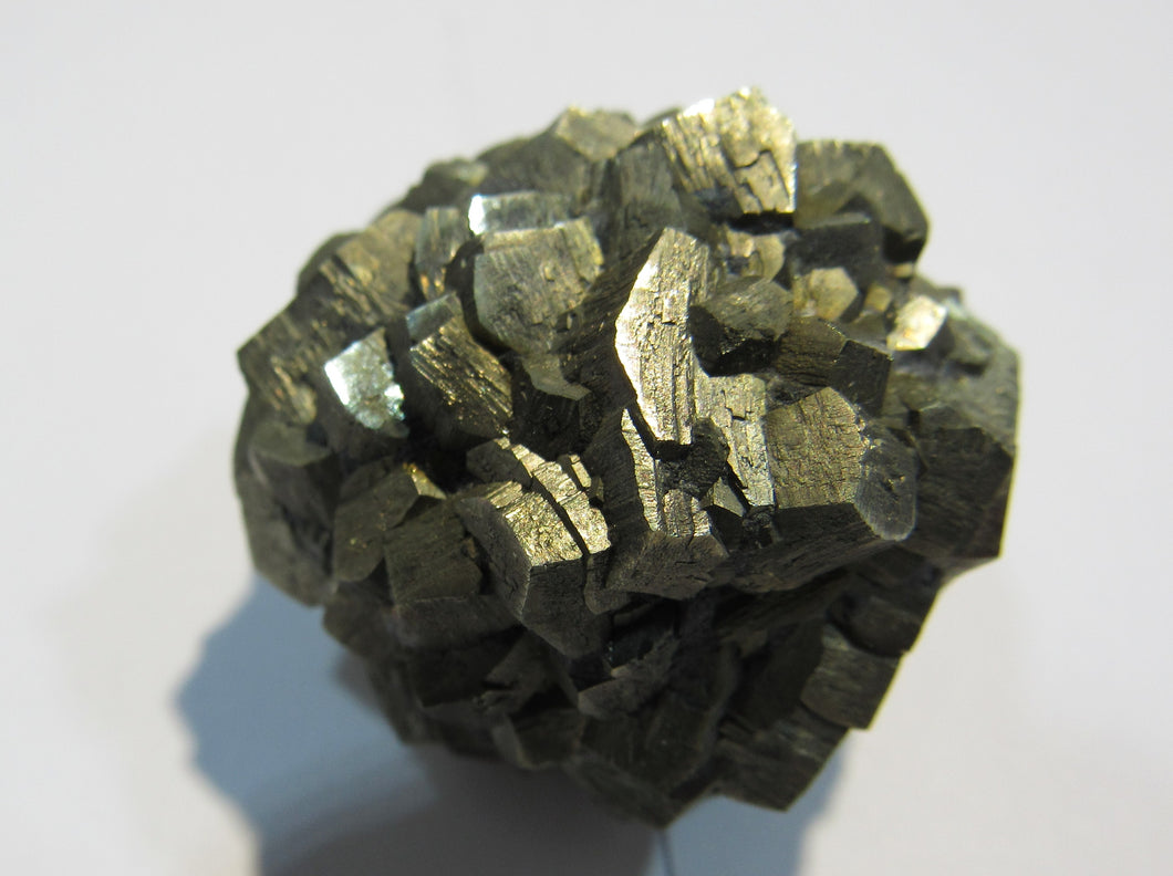 Pyrit Knolle Glanzstufe Pentagondodekaeder Aggregat 3,5cm Ambas Aguas, Spanien