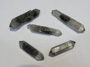 Bergkristall große Doppelender 3-4,5cm mit Inclusen Phantome Tibet Himalaya, China