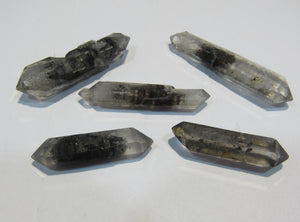 Bergkristall große Doppelender 3-4,5cm mit Inclusen Phantome Tibet Himalaya, China