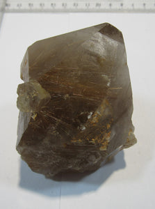 Rauchquarz Bergkristall Spitze mit Rutil Nadeln 9cm Minas Gerais, Brasilien