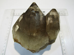 Rauchquarz Bergkristall 3er Spitze 11cm Groß Glockner Kärnten, Österreich