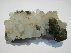 Bergkristall Igelstufe mit Dolomit Zinkblende Pyrit Maramures, Rumänien