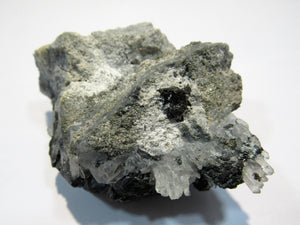 Bleiglanz Galenit mit Nadelquarzen und Zinkblende Pyrit Polomo, Peru