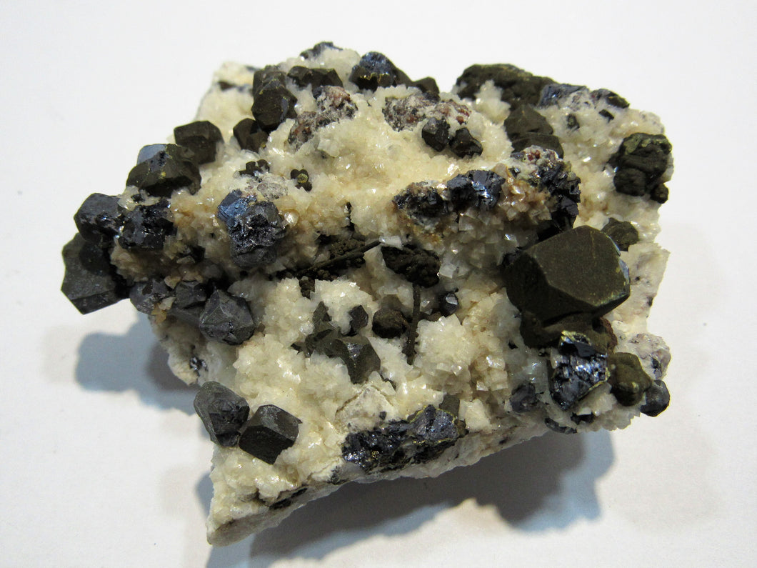 Bleiglanz Galenit + Pyrit auf Dolomit Shuikoushan Hunan, China freeshipping - Mineraldorado