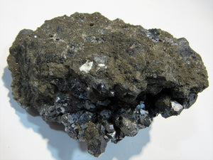 Bleiglanz Galenit Kristallstufe mit etwas Quarz 620g Elmwood Mine Tennessee, USA
