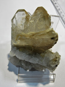Bergkristall interessante Kristallstufe 7cm aus Bourg d'Oisans, Frankreich