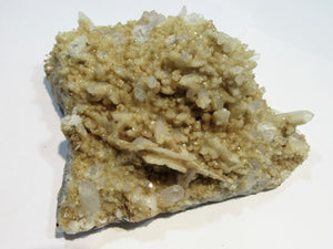 Bergkristall Quarz Kristalle Platte 2 Generationen Mariposa County, USA