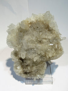 Bergkristall feine Nadel- Kristallstufe Bourg d'Oisans, Frankreich
