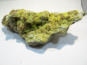 Schwefel Kristalle mit Calcit xx 1,22Kg Grube Machow Tarnobrzek, Polen