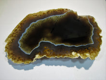 Laden Sie das Bild in den Galerie-Viewer, Achat edle Geode geschnittene End-Scheibe top Strukturen 0,97Kg, Brasilien