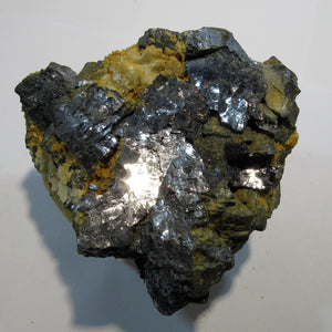 Bleiglanz Galenit XL Kristall Stufe groß massiv 2Kg Bleiwäsche, Deutschland